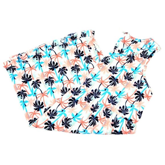 Rene Rofe Womens L Fun Tropical Palm Tree Lounge Dress/Sleepwear/Swim Cover-up - Picture 14 of 15